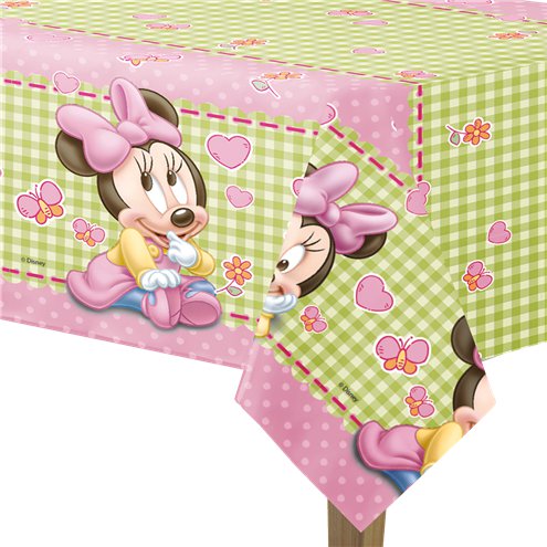 Minnie 1st Birthday Tablecover