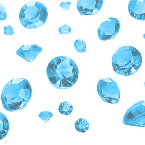 Confetti Aqua Table Diamantes