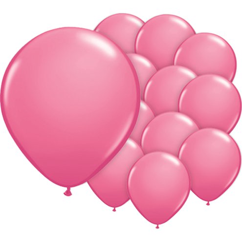 Rose Pink Balloons - 5'' Latex
