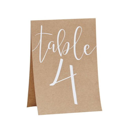 Table Numbers With Ribbon Table Numbers — Bow & Ribbon