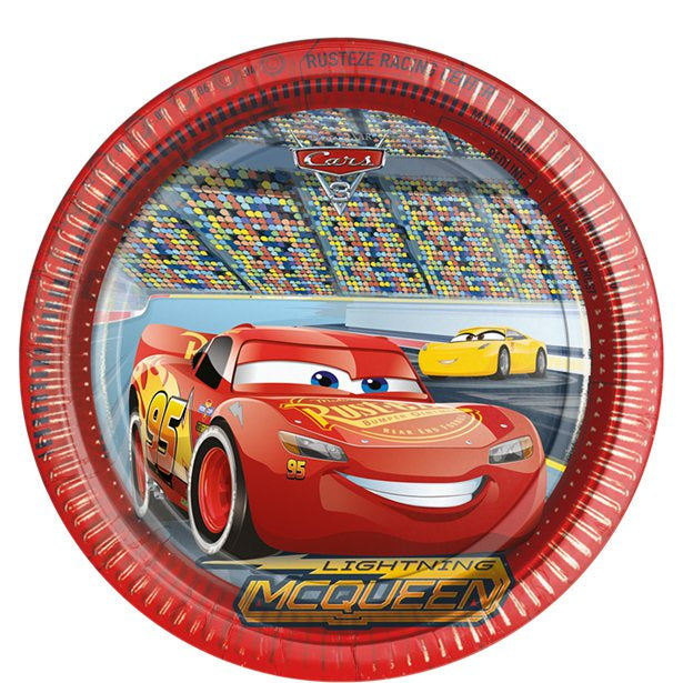 Lunch Plates - Cars - 8pk