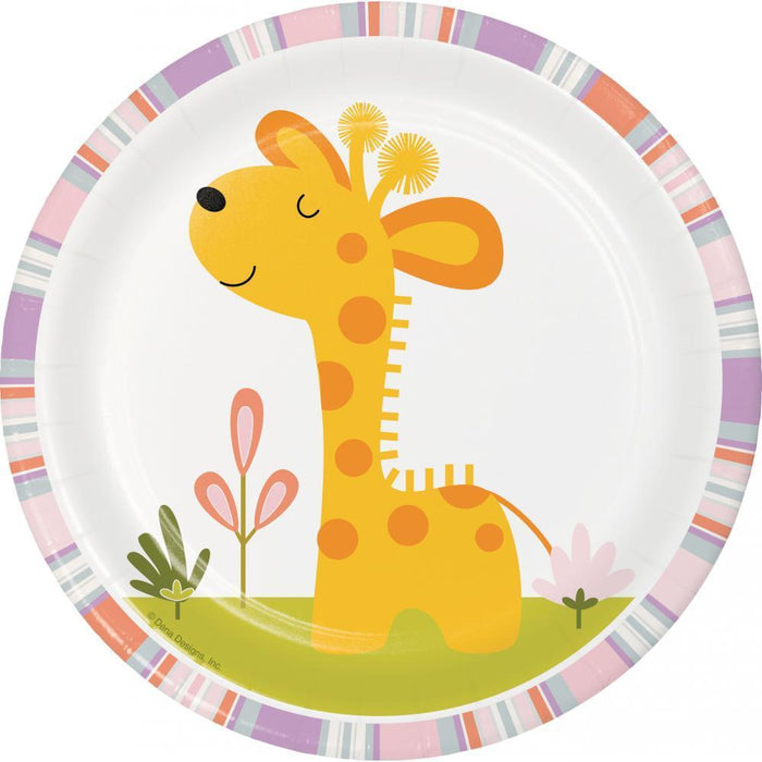Happi Jungle Luncheon Giraffe Plates