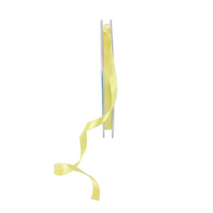 Satin Ribbon - 6mm - Light Yellow