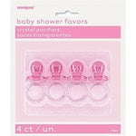 Baby Shower Crystal Dummy - Pink