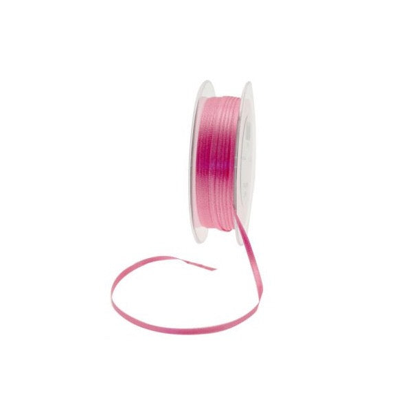 Satin Ribbon - 3mm - Pink