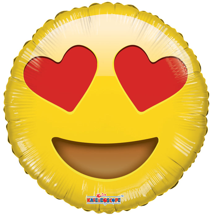 Emoji Smiley In Love Character Balloon