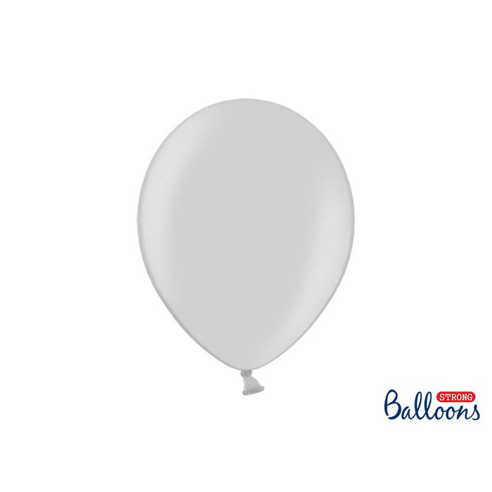 Balloon Latex Metallic - Silver 30cm
