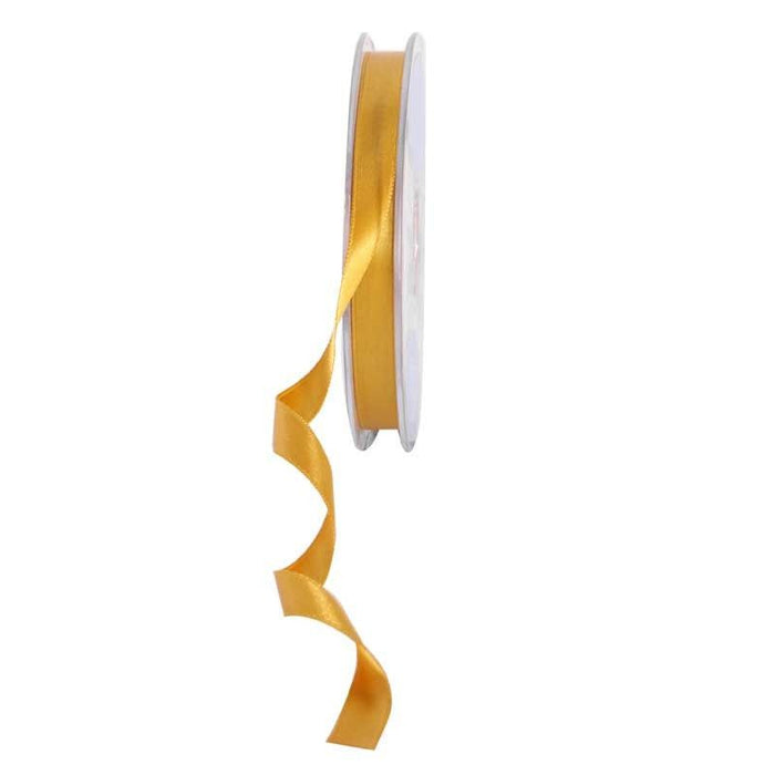 Satin Ribbon - 10mm - Bright Gold