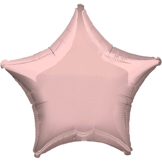 Balloon Foil - Star Shape - Pastel Pink Pearl 18''