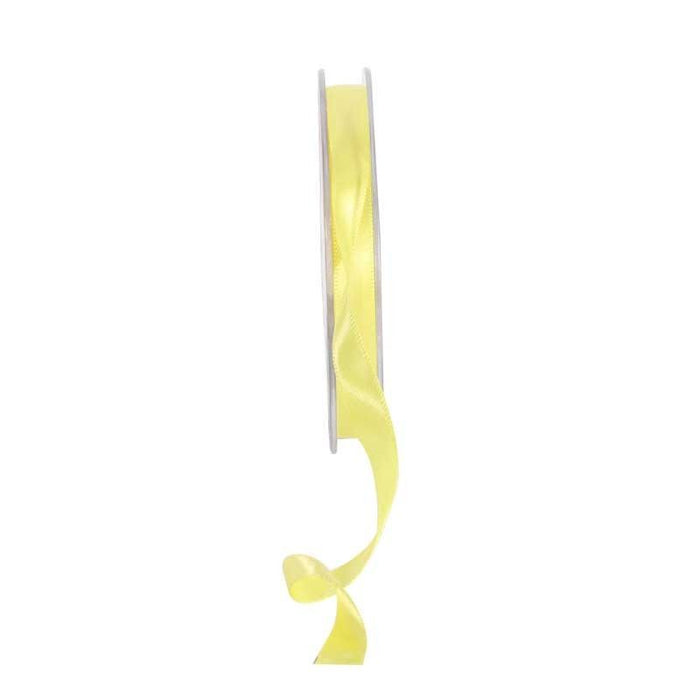 Satin Ribbon - 10mm - Light Yellow