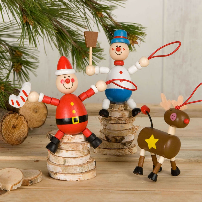 Wooden Christmas Hanging Decoration
