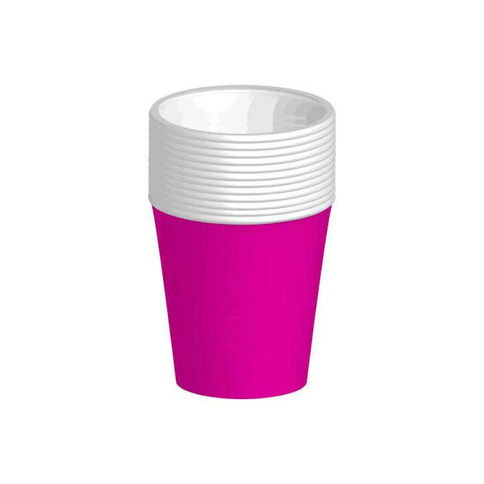 Party Cups - Biodegradable - Fuchsia 12pk