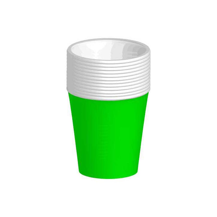 Party Cups - Biodegradable - Lime Green 12pk