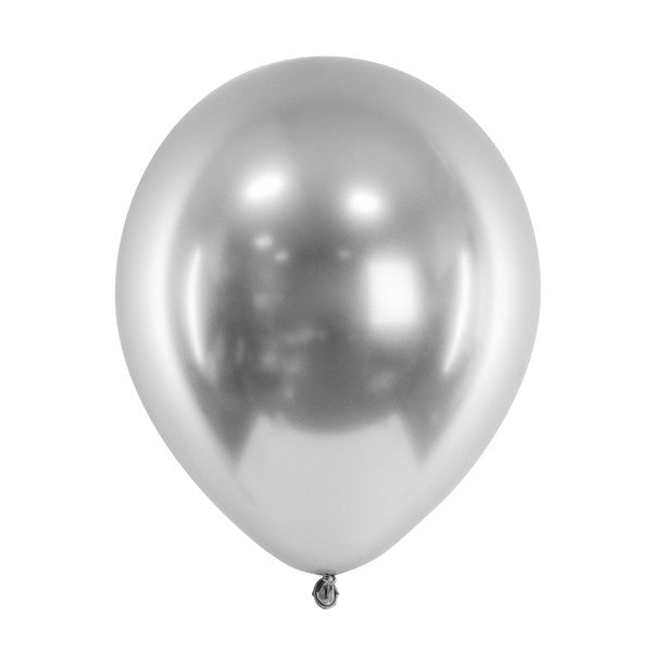Balloon Latex Glossy - Silver 30cm