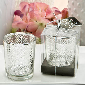 DC Stunning Silver Mercury Candle