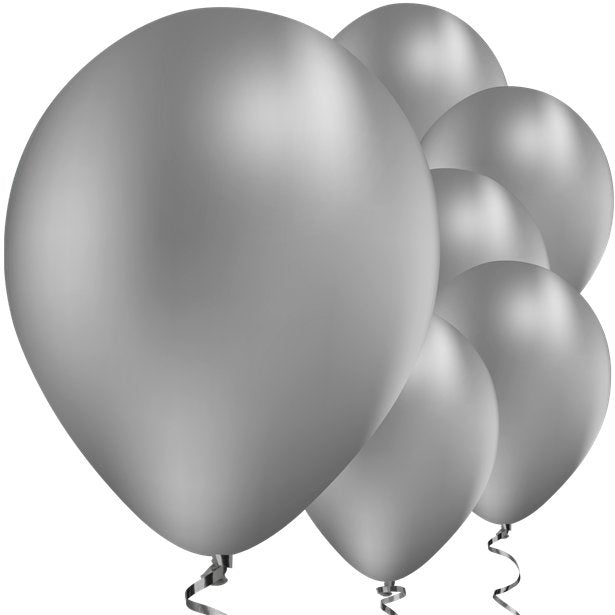 Balloons Latex - Chrome Silver - 11''
