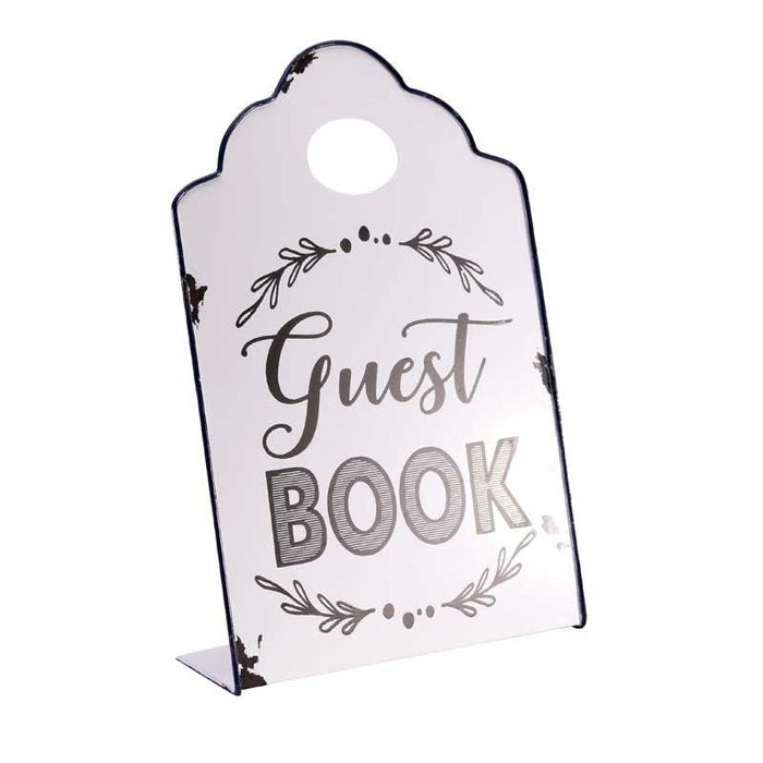 Tin Sign - ''Guest Book''