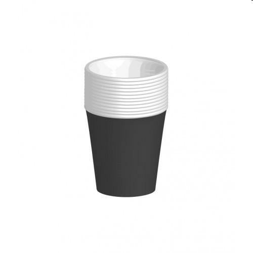 Party Cups - Biodegradable - Black 12pk