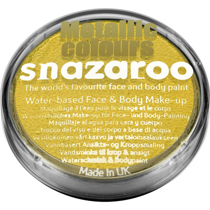 Face Paints Snazaroo Electric Gold Face Paint - 18