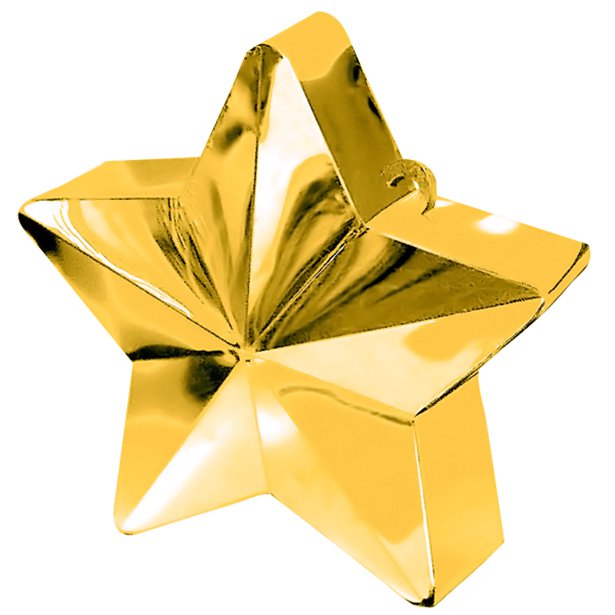 Balloon weight Star, gold