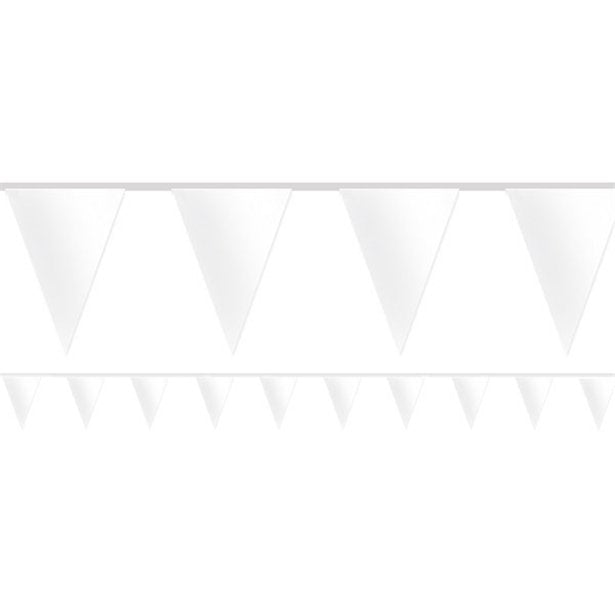 Bunting Paper - White - 4.5m