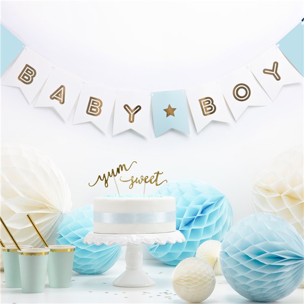 Blue Baby Boy Banner - 1.6m