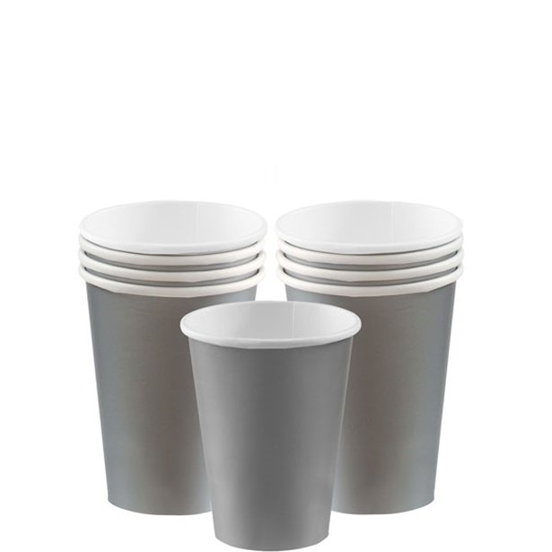 Silver Cups - 266ml Paper