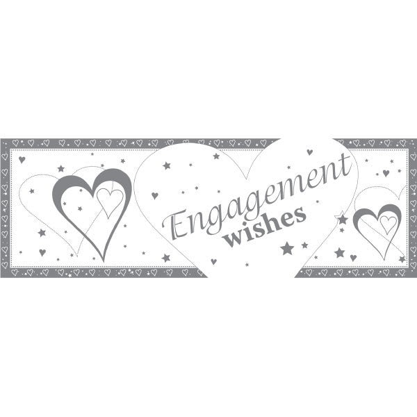 Loving Hearts Engagement Giant Banner