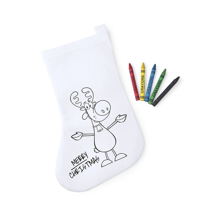 Colour-in Stocking