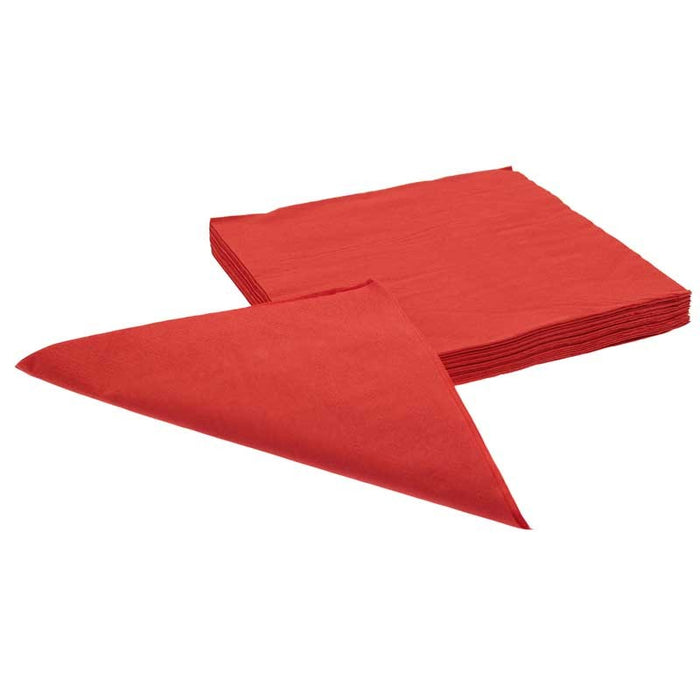 Lunch Napkins - Red - 20pk