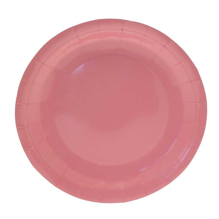 Lunch Plates - Pale Pink Paper Plates - 8pk