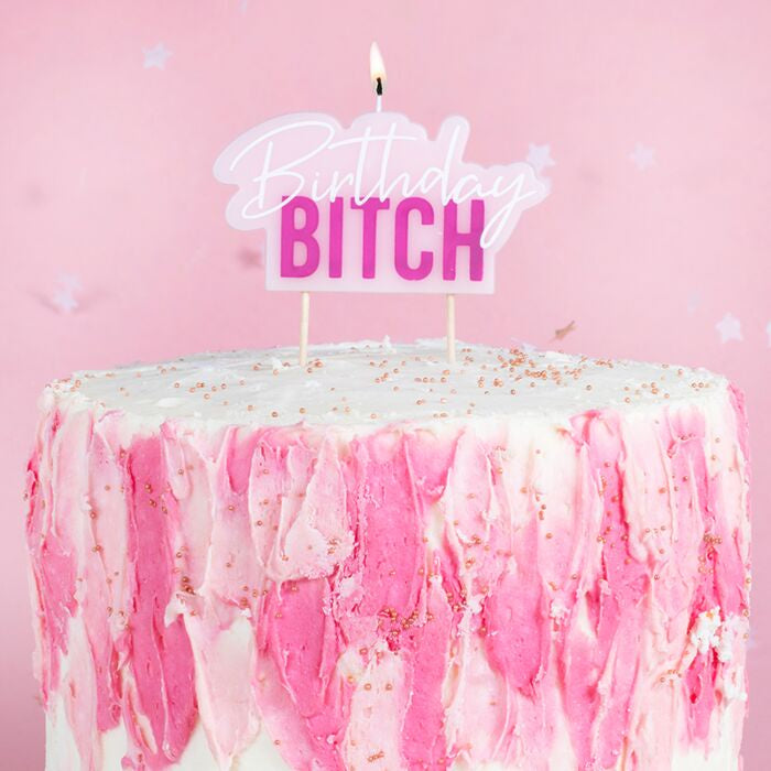 Birthday Bitch Cake Candle