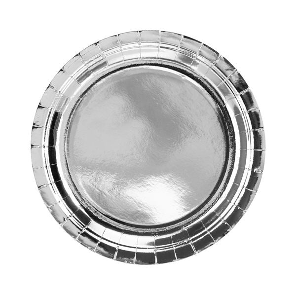 Lunch Plates - Silver - 6pk