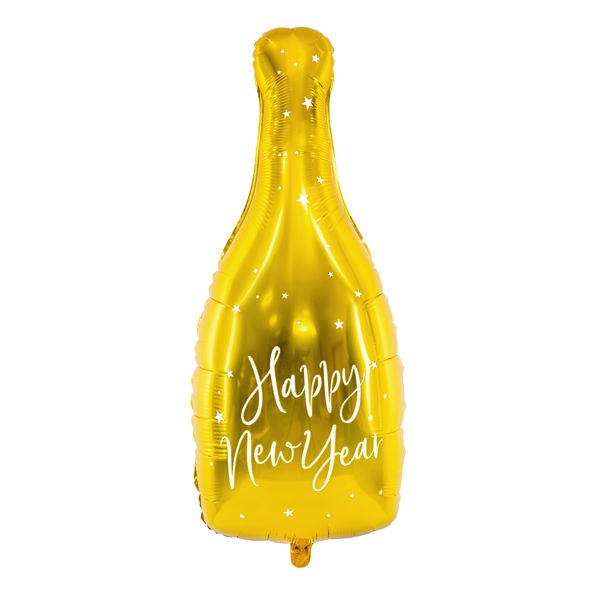 Foil Balloon Bottle - Happy New Year - 12.5x32.5''