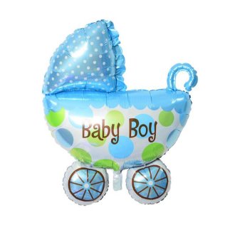 Balloon Foil Carriage Shape - Baby Boy 31"