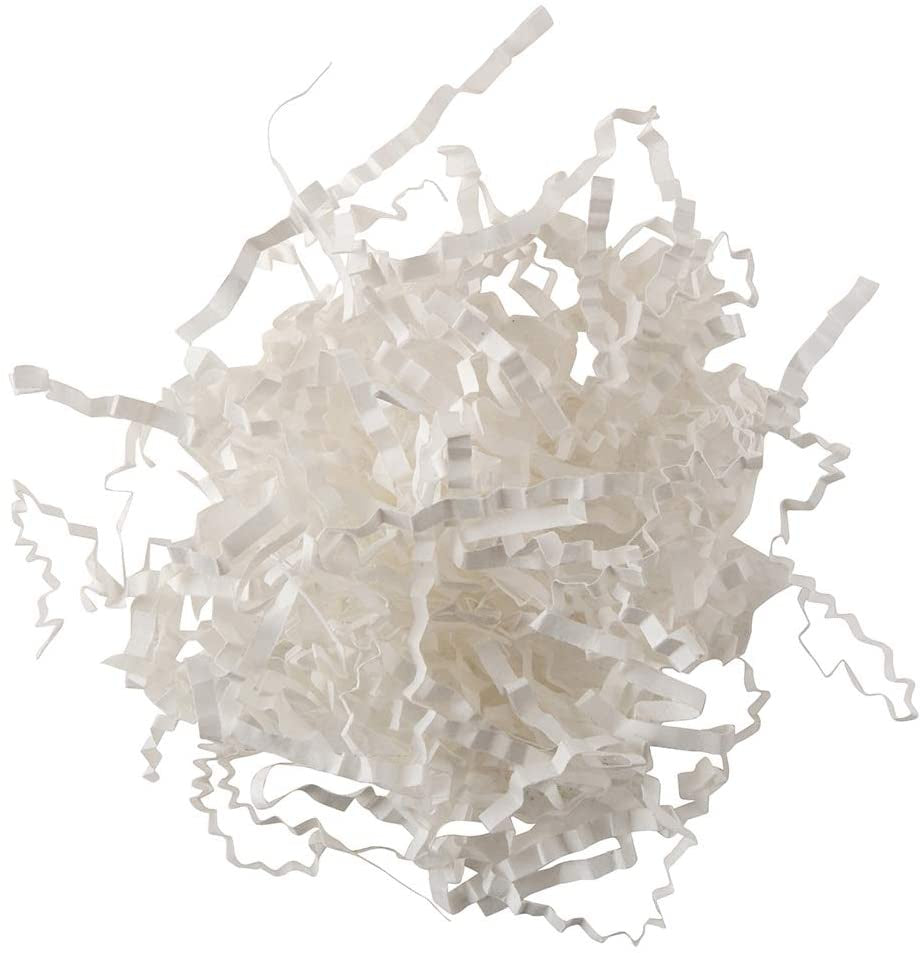 Shred Confetti bag 3mm - White - 100g — Bow & Ribbon