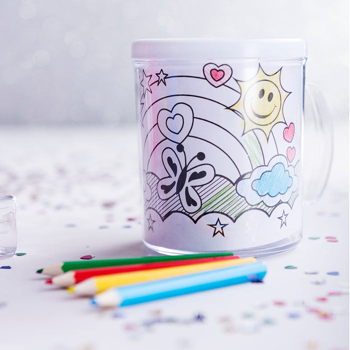 Colouring Mug Set