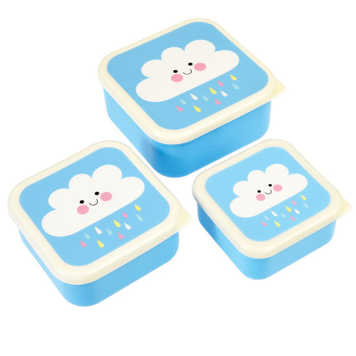 Set of 3 Happy Cloud Snack Boxes