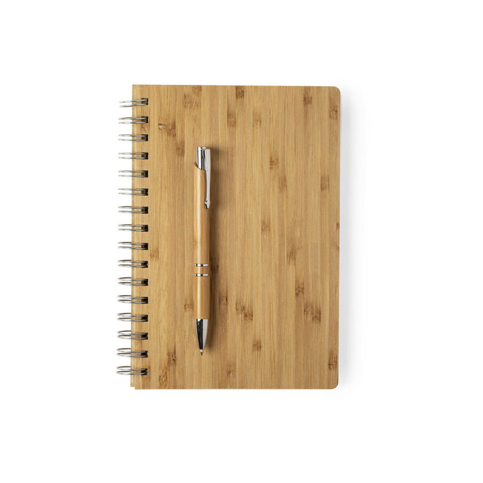 Bamboo Notebook and Pen Set