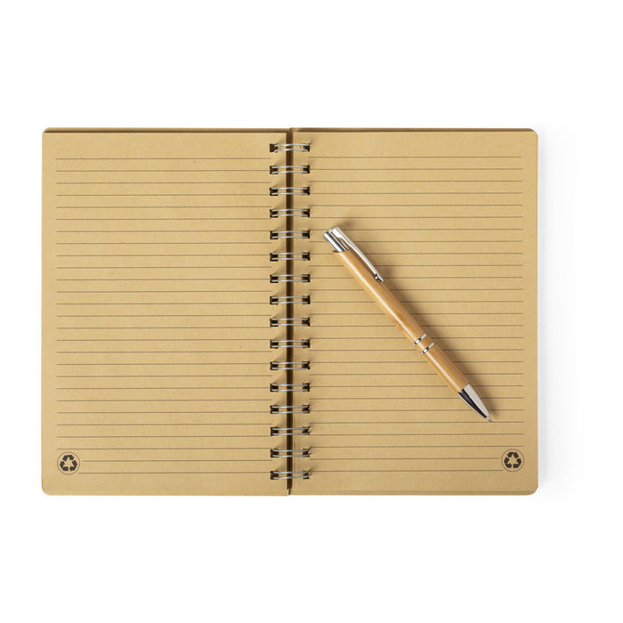 Bamboo Notebook and Pen Set