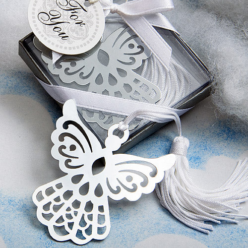 Silver Angel Bookmark with Tassel