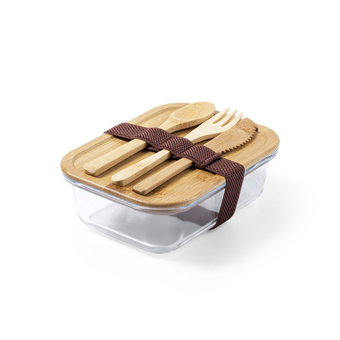 Bamboo & Glass Lunch Box
