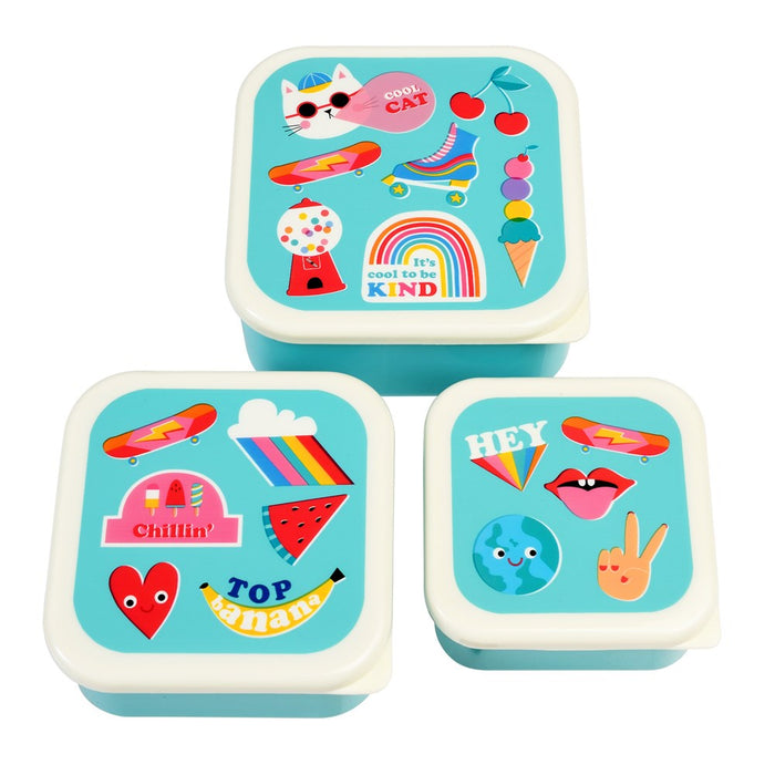 Set of 3 Top Banana Snack Boxes