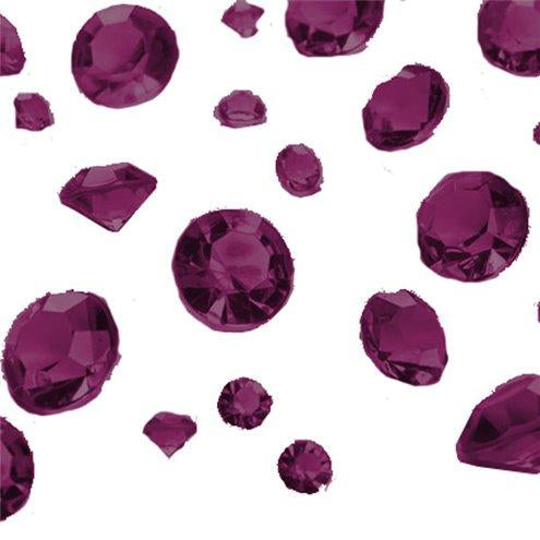 Confetti Burgundy Table Diamantes