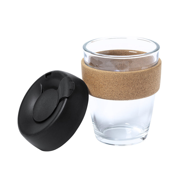Glass & Cork Travel Cup