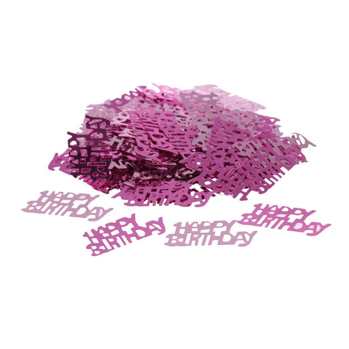 Table Confetti - Happy Birthday - Pink 14g