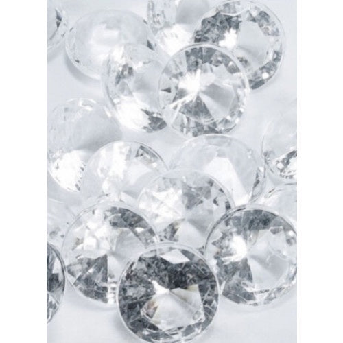 Clear Acrylic Diamonds - 100mm