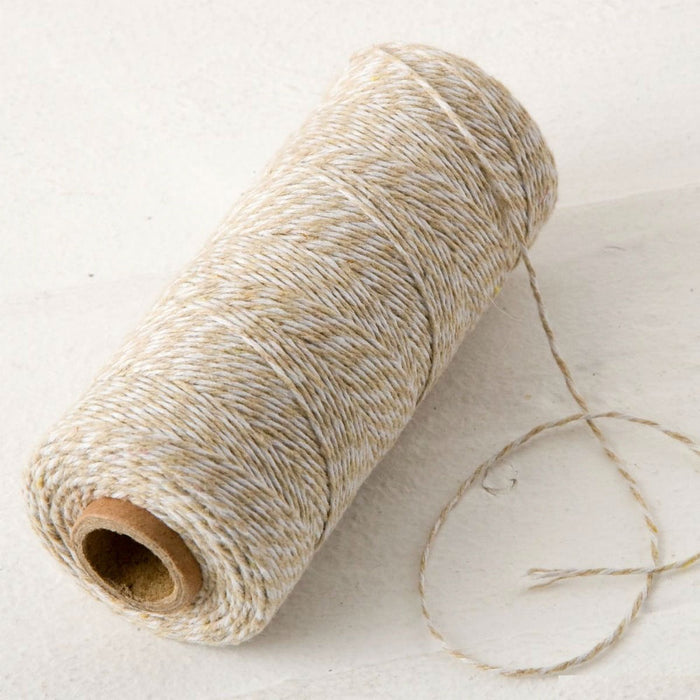 Baker's Twine - Ivory and White - 200mt