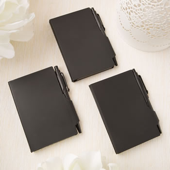 DC Perfectly Plain Collection Black Hard Molded Plastic Notebook
