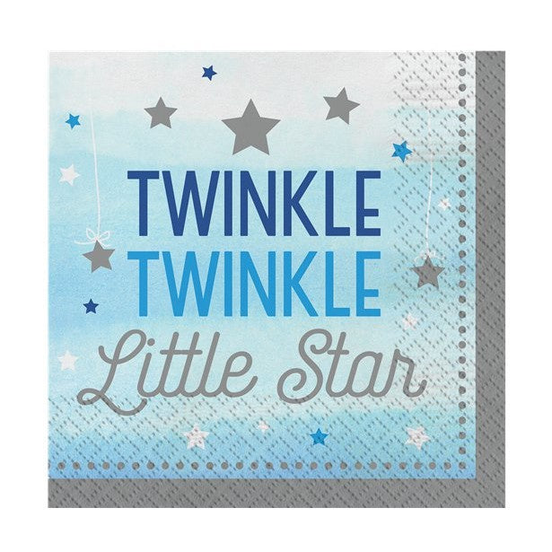 Lunch Napkins - One Little Star - Twinkle Twinkle Boy